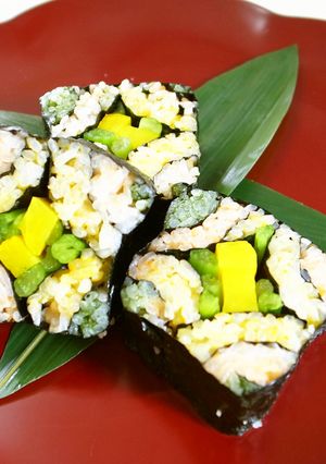 子供の日＊飾り寿司(四海巻き)-レシピのメイン写真