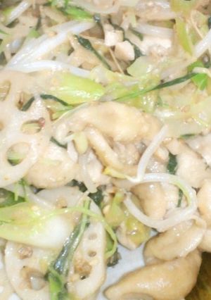鶏胸肉とレンコンのゴマ味噌煮-レシピのメイン写真