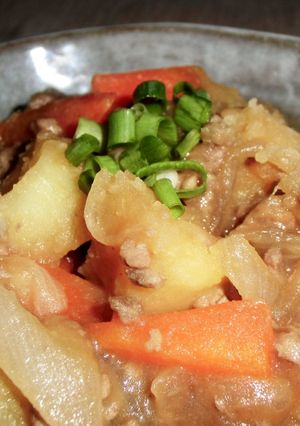 ひき肉で簡単定番! 肉じゃが-レシピのメイン写真