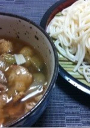 我が家の定番！カツオが薫る！肉汁うどん-レシピのメイン写真