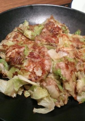 ニンニクたっぷり☆もちもち豚肉チヂミ☆-レシピのメイン写真