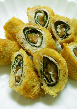 豚肉の梅しそ海苔巻き-レシピのメイン写真