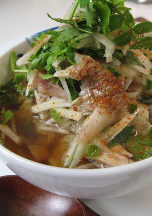 鯛のハーブ茶漬け-レシピのメイン写真
