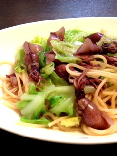 ホタルイカと春キャベツのパスタ☆-レシピのメイン写真