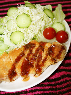 ♡ヘルシーダイエット焼き豚カツ♡-レシピのメイン写真