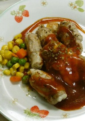 豚肉のチーズ＆エリンギ巻♪-レシピのメイン写真