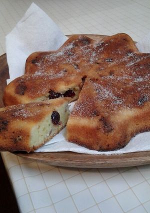 クランベリーチーズブランデーケーキ♪-レシピのメイン写真