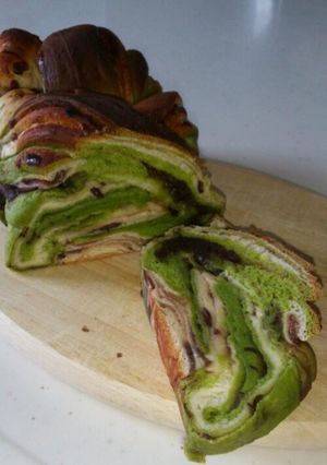 栄養満天*青汁の小豆パン-レシピのメイン写真