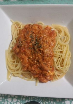 簡単！時短！ランチにも！トマトパスタ-レシピのメイン写真