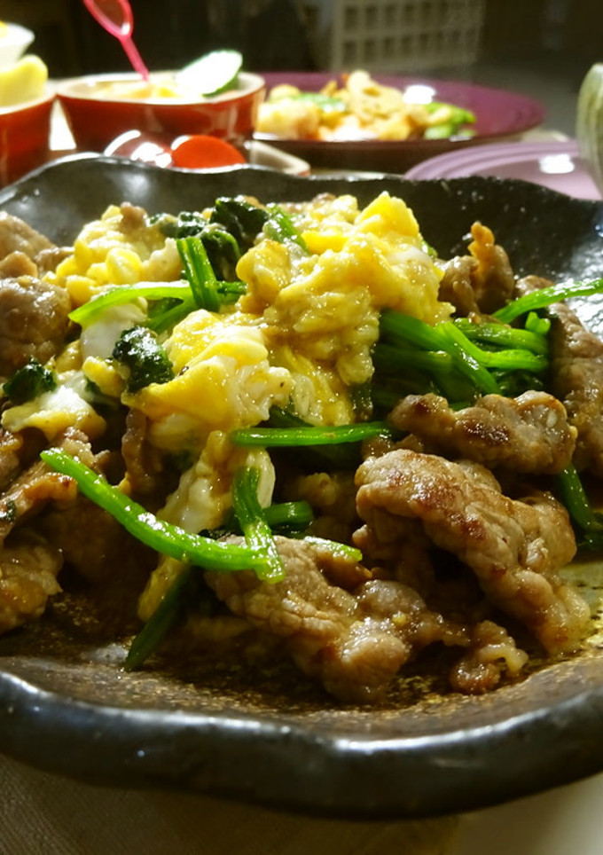 牛肉とほうれん草のふんわり炒め-レシピのメイン写真