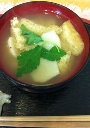 減塩でも、美味しさアップの里芋味噌汁！-レシピのメイン写真