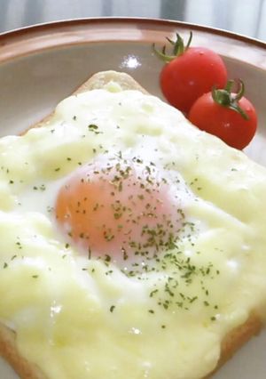 レンジでホワイトソース★クロックマダム-レシピのメイン写真