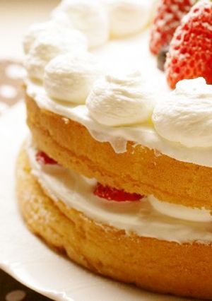 ふわふわしっとりケーキ-レシピのメイン写真
