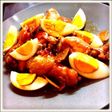 ご飯に合う♪手羽元と卵のお酢煮