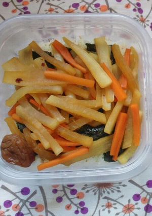 大根キンピラのっけランチ-レシピのメイン写真