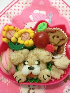 園児弁当(キャラ弁)ワンちゃん-レシピのメイン写真