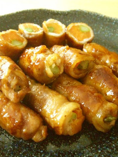 アスパラとにんじんの豚肉巻き-レシピのメイン写真