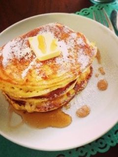 クリームチーズinパンケーキ-レシピのメイン写真