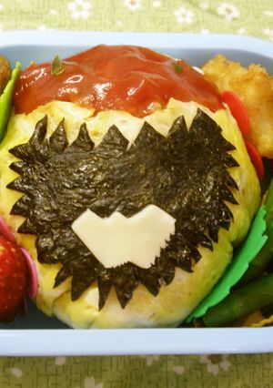 キャラ弁☆キョウリュウレッド☆-レシピのメイン写真