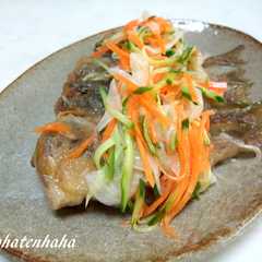 รูปของ 野菜たっぷり♪あじのマリネ