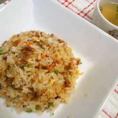 A picture of 牛肉の炒飯　ポン酢風味.