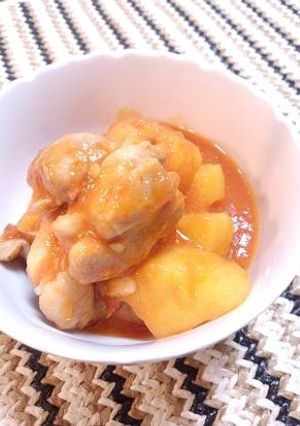 さつまいもと鶏肉のトマト煮-レシピのメイン写真