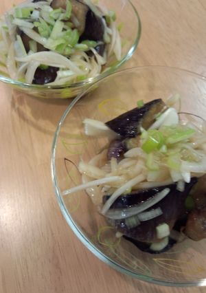 新タマネギ!となすの甘酢和え☆-レシピのメイン写真