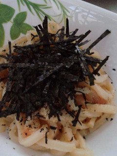 半焼たらこうどん-レシピのメイン写真