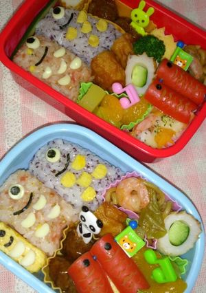 簡単キャラ弁！子どもの日☆こいのぼり-レシピのメイン写真