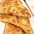 じゃがいもと玉葱と桜海老のチヂミお焼き風