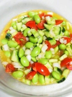 *あと一品*枝豆トマトのマリネ-レシピのメイン写真