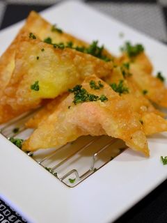 簡単!おつまみ揚げワンタン-レシピのメイン写真