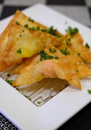簡単！おつまみ揚げワンタン-レシピのメイン写真