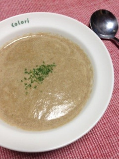 ポルチーニ茸の豆乳スープ-レシピのメイン写真