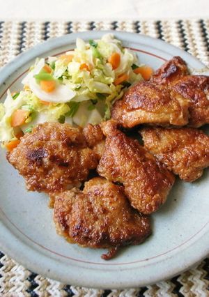 鶏もも肉の唐揚げ味のソテー-レシピのメイン写真