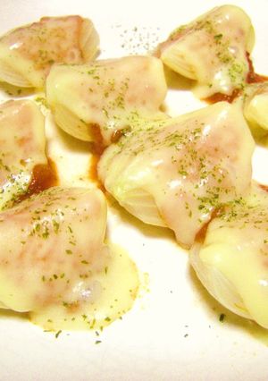簡単♪レンジで❤新玉ねぎのチーズのせ❤-レシピのメイン写真