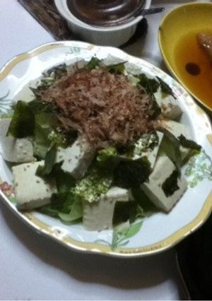 豆腐たっぷり♥簡単サラダ-レシピのメイン写真