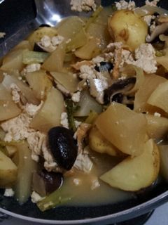 大根とお豆腐の真っ白な煮物-レシピのメイン写真