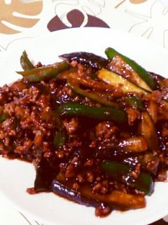 茄子とピーマンの肉味噌炒め-レシピのメイン写真