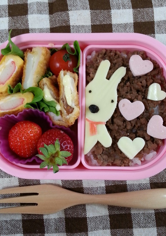 簡単 キャラ弁 「リサとガスパール」-レシピのメイン写真