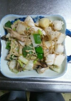 ４月２５日晩飯　 【味付けイカの炒め物】-レシピのメイン写真