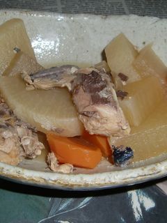大根とさば水煮缶の煮物-レシピのメイン写真