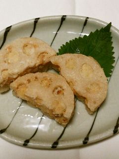 簡単 レンコンのはさみ揚げ-レシピのメイン写真