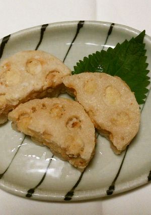簡単 レンコンのはさみ揚げ-レシピのメイン写真