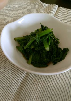 わさび菜のおひたし-レシピのメイン写真