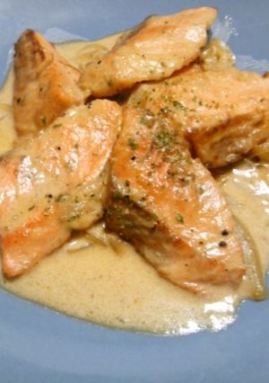 サケのバター焼き 簡単ソース-レシピのメイン写真