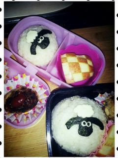 幼稚園弁当!もこもこショーン★-レシピのメイン写真
