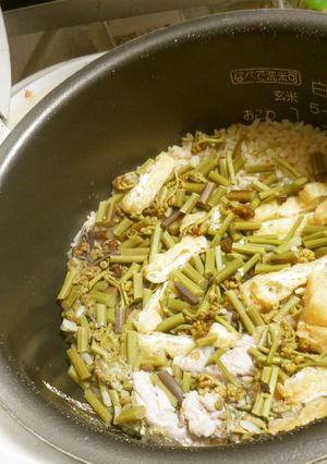 簡単！わらびご飯-レシピのメイン写真