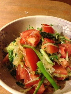 中華くらげとトマトのサラダ-レシピのメイン写真