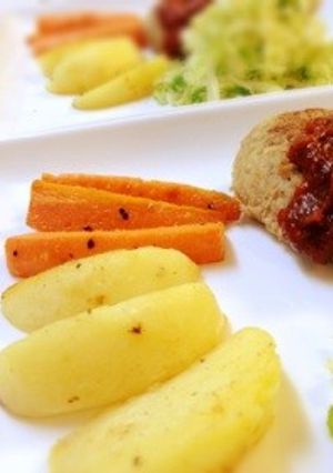 ハンバーグのお供★定番つけあわせ-レシピのメイン写真